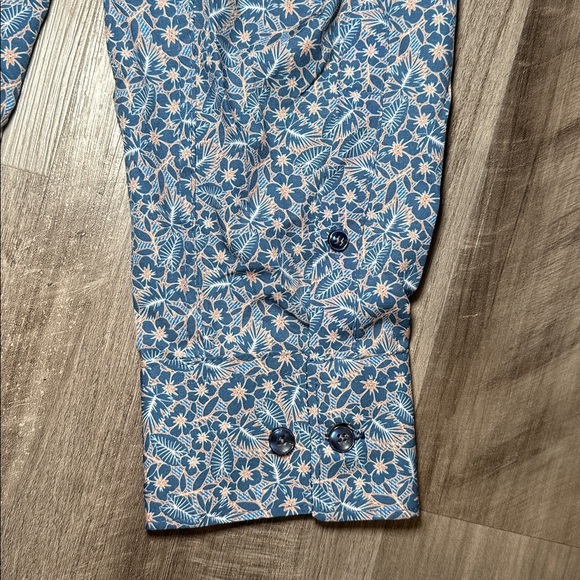 Con.Struct Slim Fit 4-Way Stretch Floral Long Sleeve Button Down - Large - Picture 4 of 6